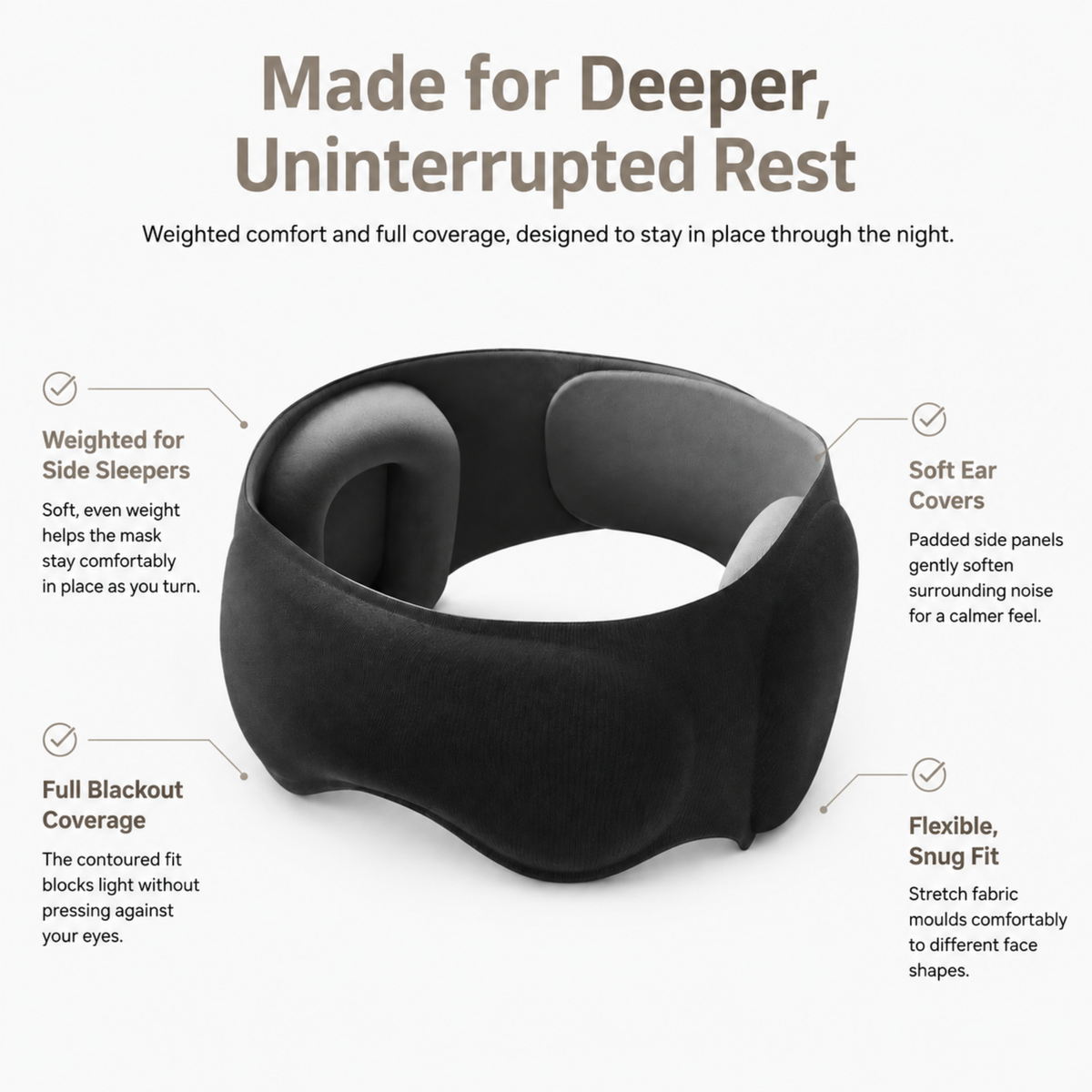 Weighted Sleep Mask